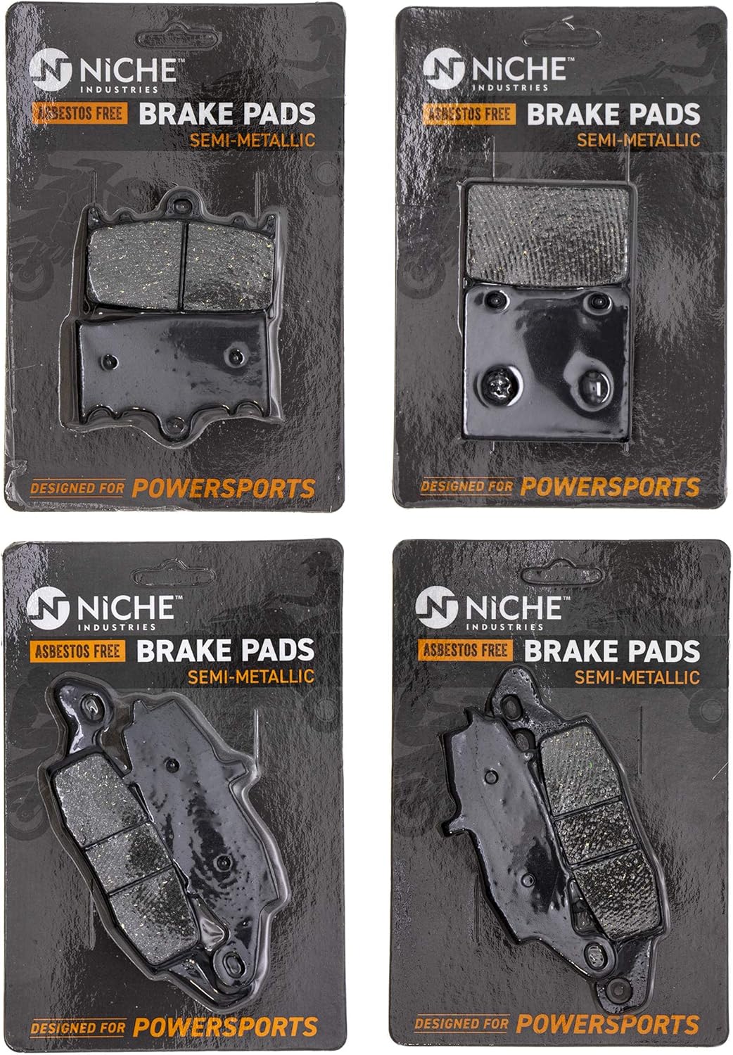 Brake Pad Set Semi-Metallic Pack of 2 R60372