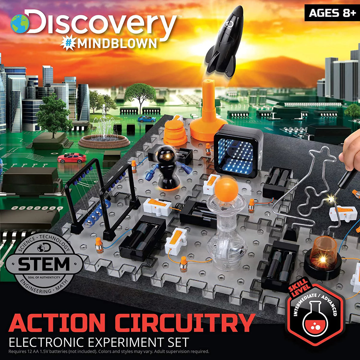 Action Circuitry Electronic Experiment STEM Science Kit J59752