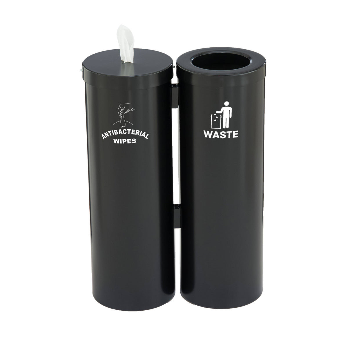 Antibacterial Wipe Dispenser and Garbage Can P9114