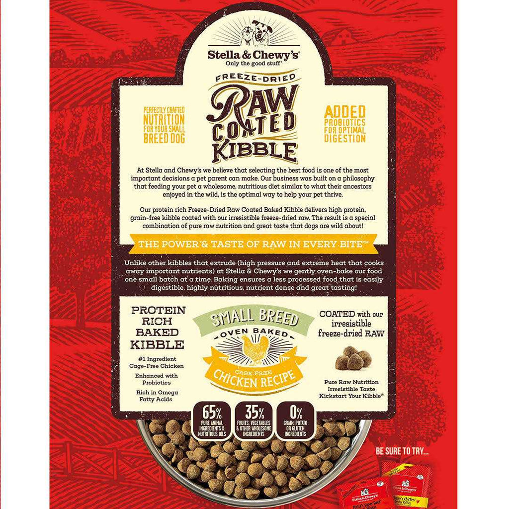 Raw Coated Kibble Dog Food K7263