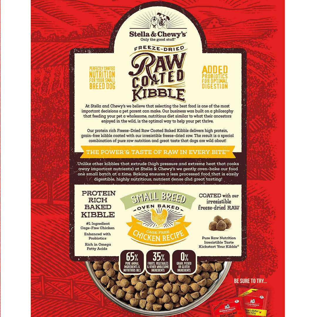 Raw Coated Kibble Dog Food K7263