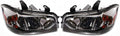 Headlight Unit Pair for Toyota Highlander 2007 D597375