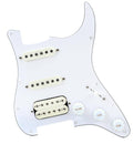 White/Parchment Pre-Wired HSS Strat Pickguard Q4162