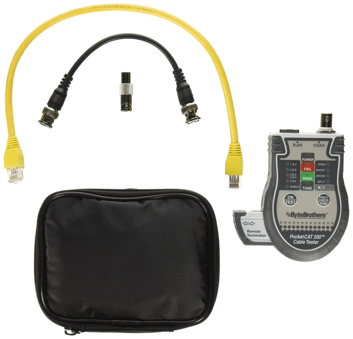 Pocket Cat RJ45 Coax Tester V3408