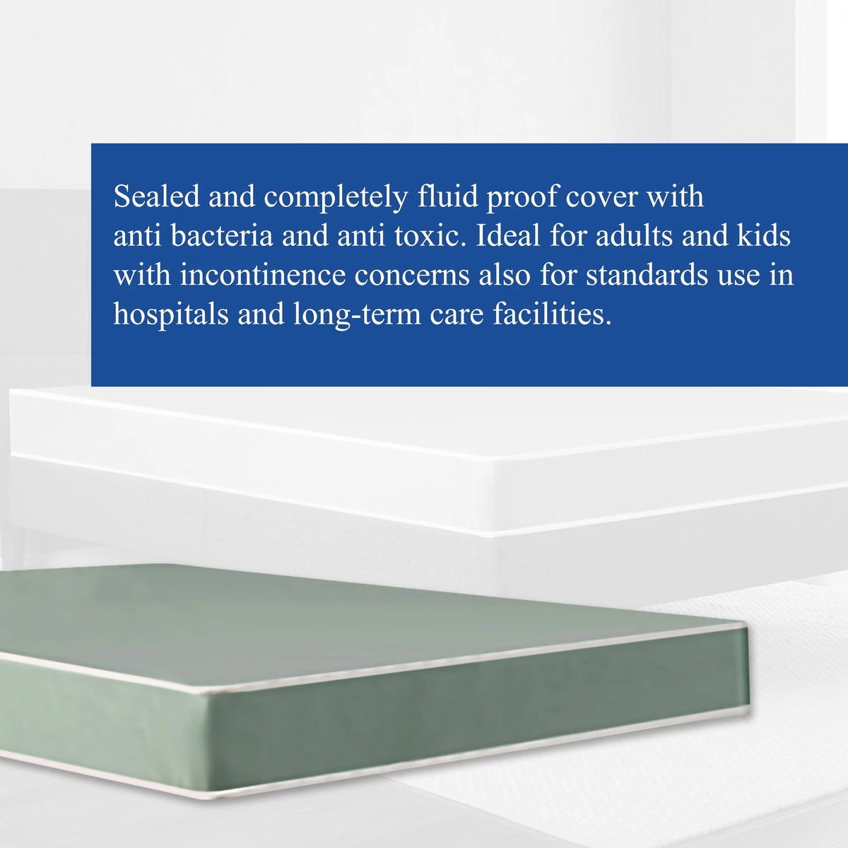 7 Medium Firm Vinyl Foam Mattress Twin L137405