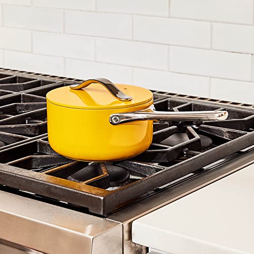 Nonstick Ceramic Sauce Pan with Lid (3 qt) - Perracotta R70604
