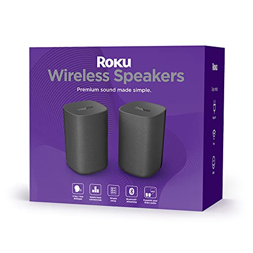 Black Wireless Speakers 2 Count C137