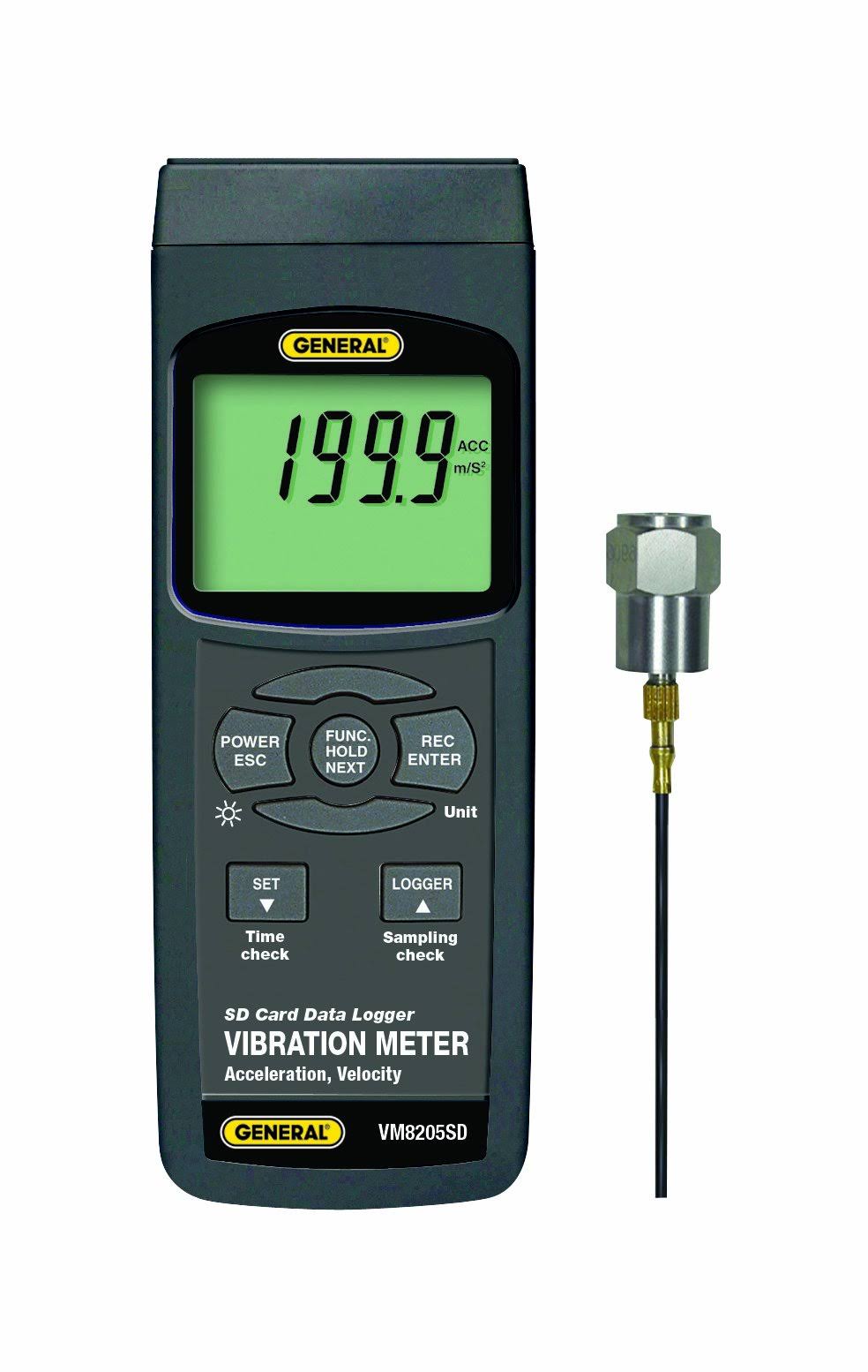 Vibration Meter with SD Card F6086
