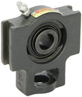 Take-Up Unit, Regreasable, Setscrew Locking Collar, Contact Seals, Cast Iron Housing M751