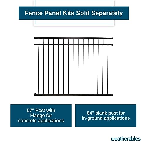 Aluminum Fence Kit (57” Post for Hard Surface) N498651
