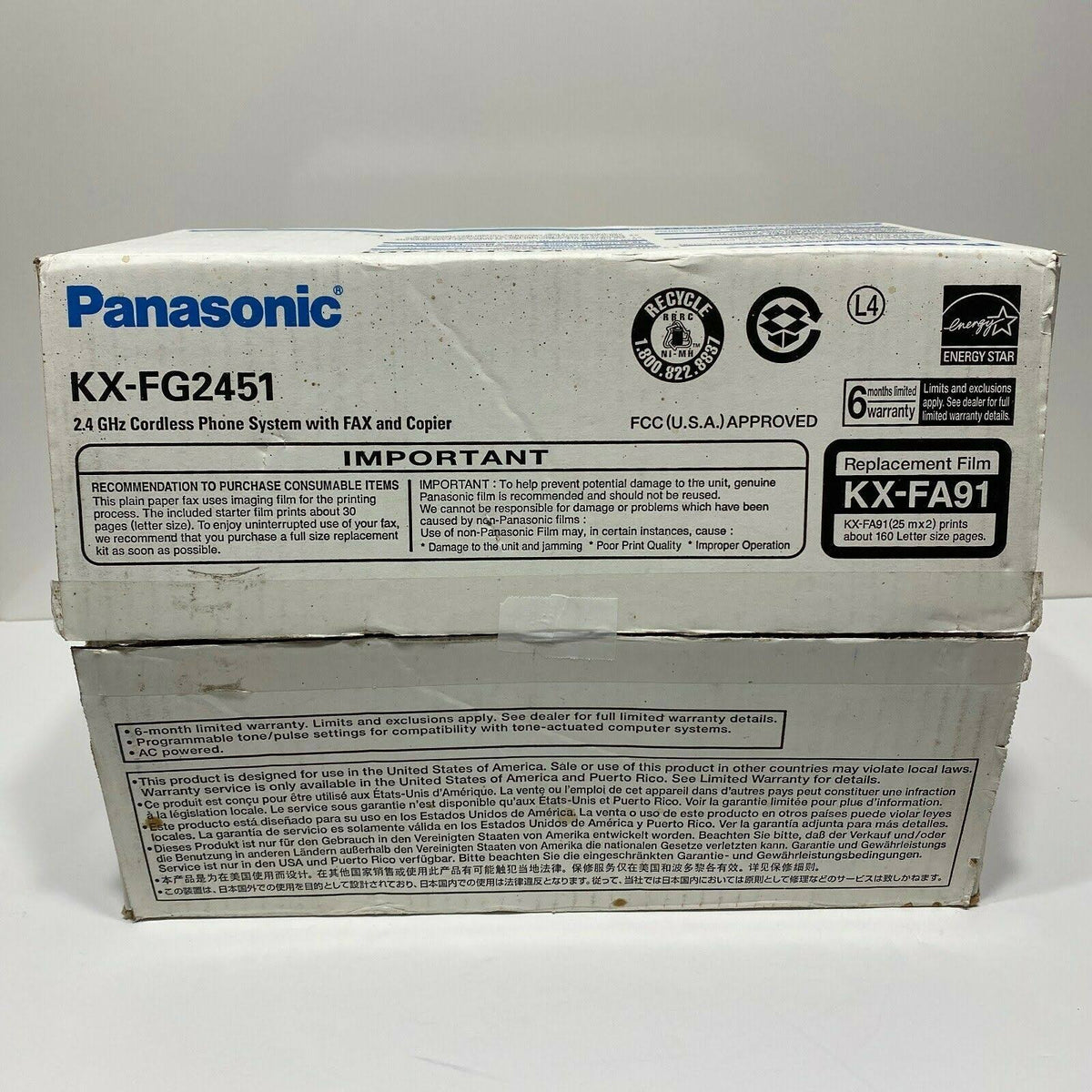 Plain Paper Fax Copier with 2.4 GHz Cordless Phone Z48635
