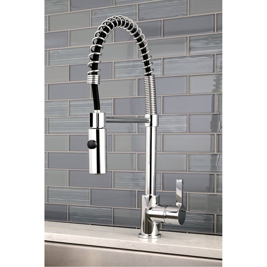 Single Handle Pull Down Kitchen Faucet Naples Bronze M552