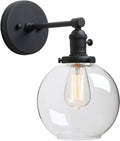 Brushed Nickel 1-Light Wall Sconce with Clear Glass V435