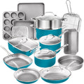 20 Piece Nonstick Ceramic Cookware Set N344838