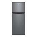Stainless Steel Two Door Mini Refrigerator with Freezer W707