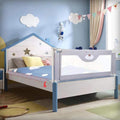 Extra Tall Collapsible Double Lock Bed Rails for Toddlers Queen Size C106
