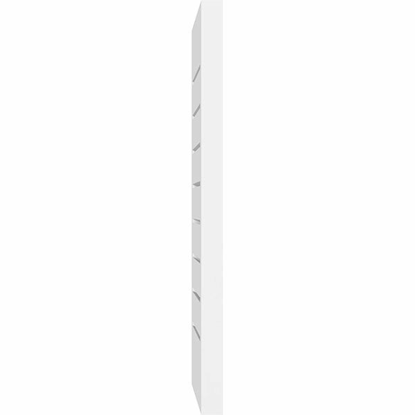 20x22W x 36x22H Vertical Surface Mount PVC Gable Vent O160827