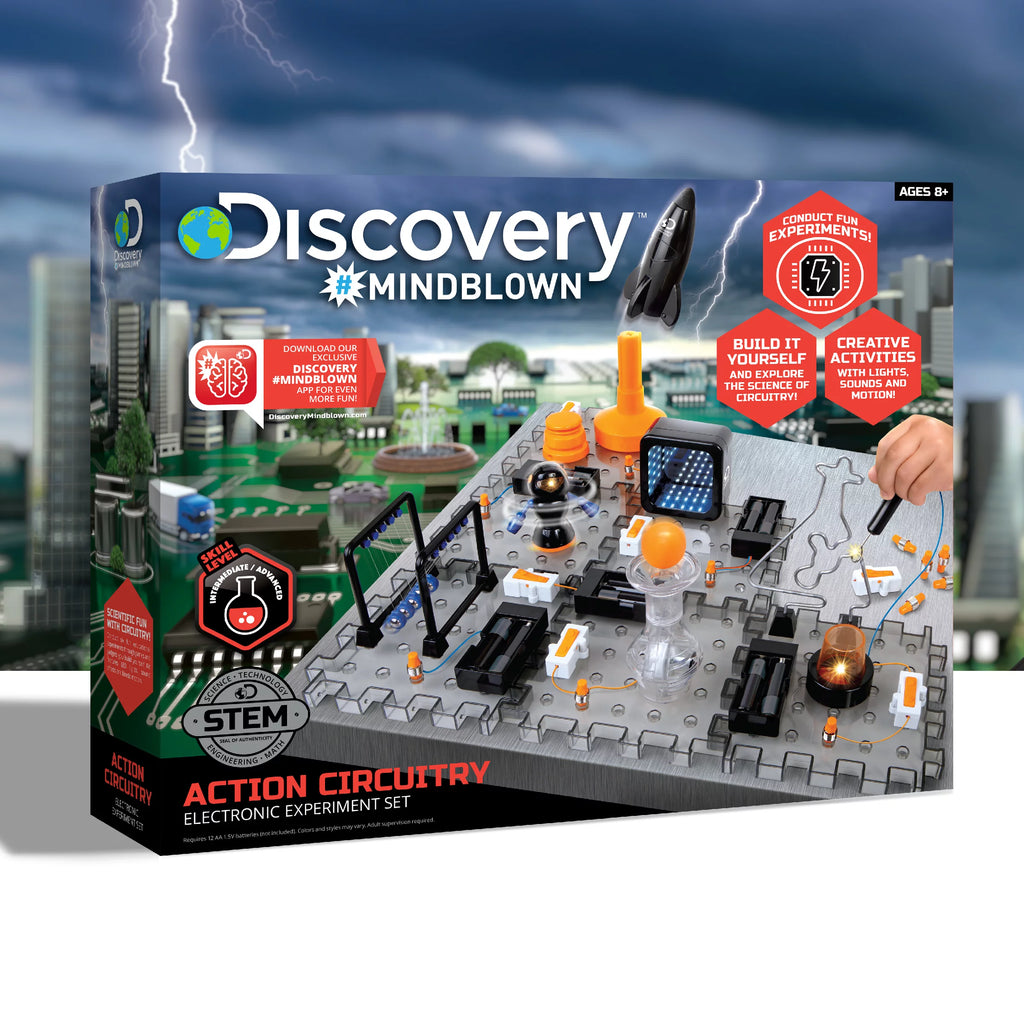 Action Circuitry Electronic Experiment STEM Science Kit J59752