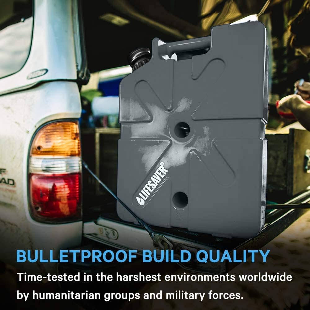 Dark Grey Heavy Duty Water Purifier Jerrycan F883676