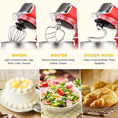 3.2Qt 6 Speeds Blue Electric Food Mixer S662