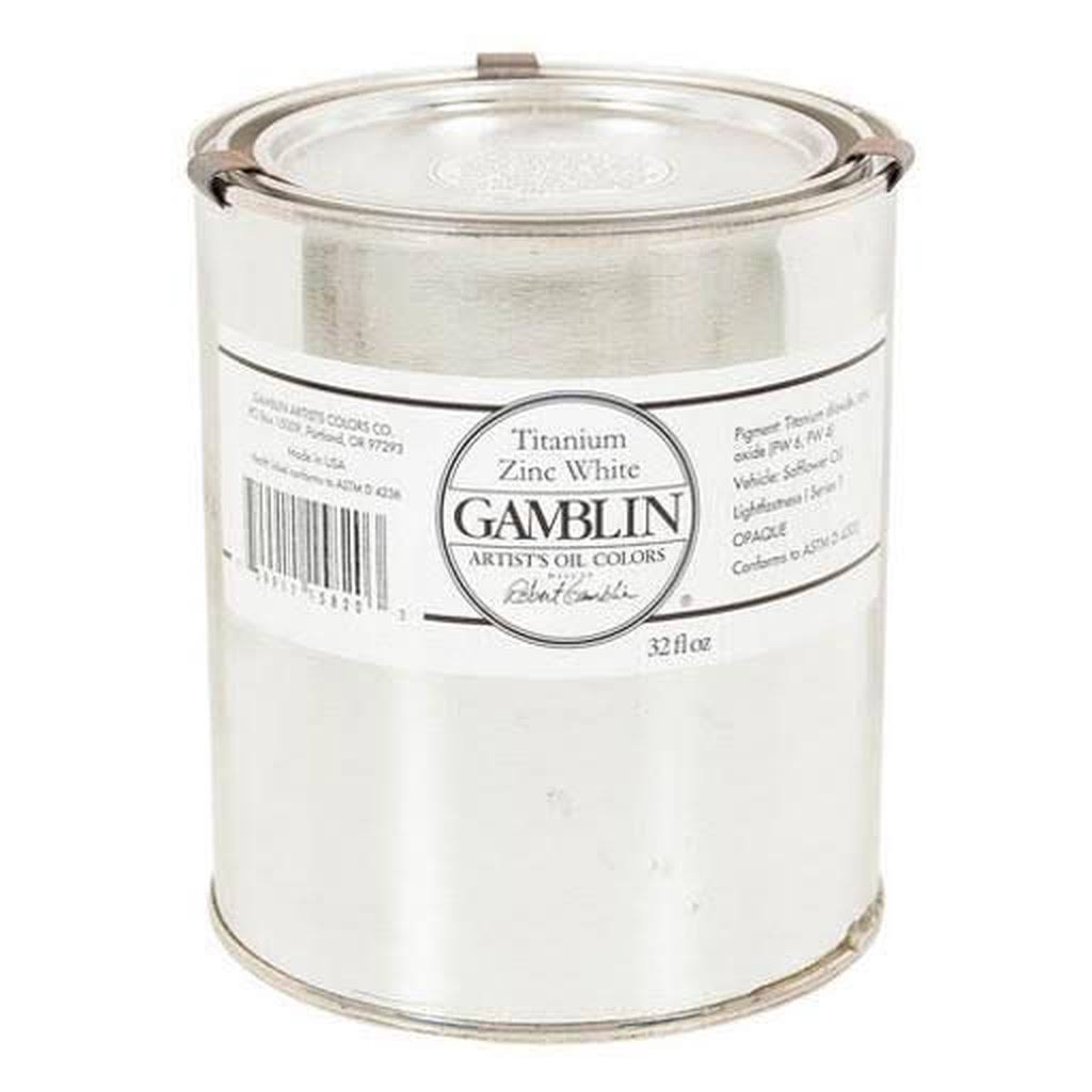 Artist Oil Color Titanium-Zinc White 32 oz I971