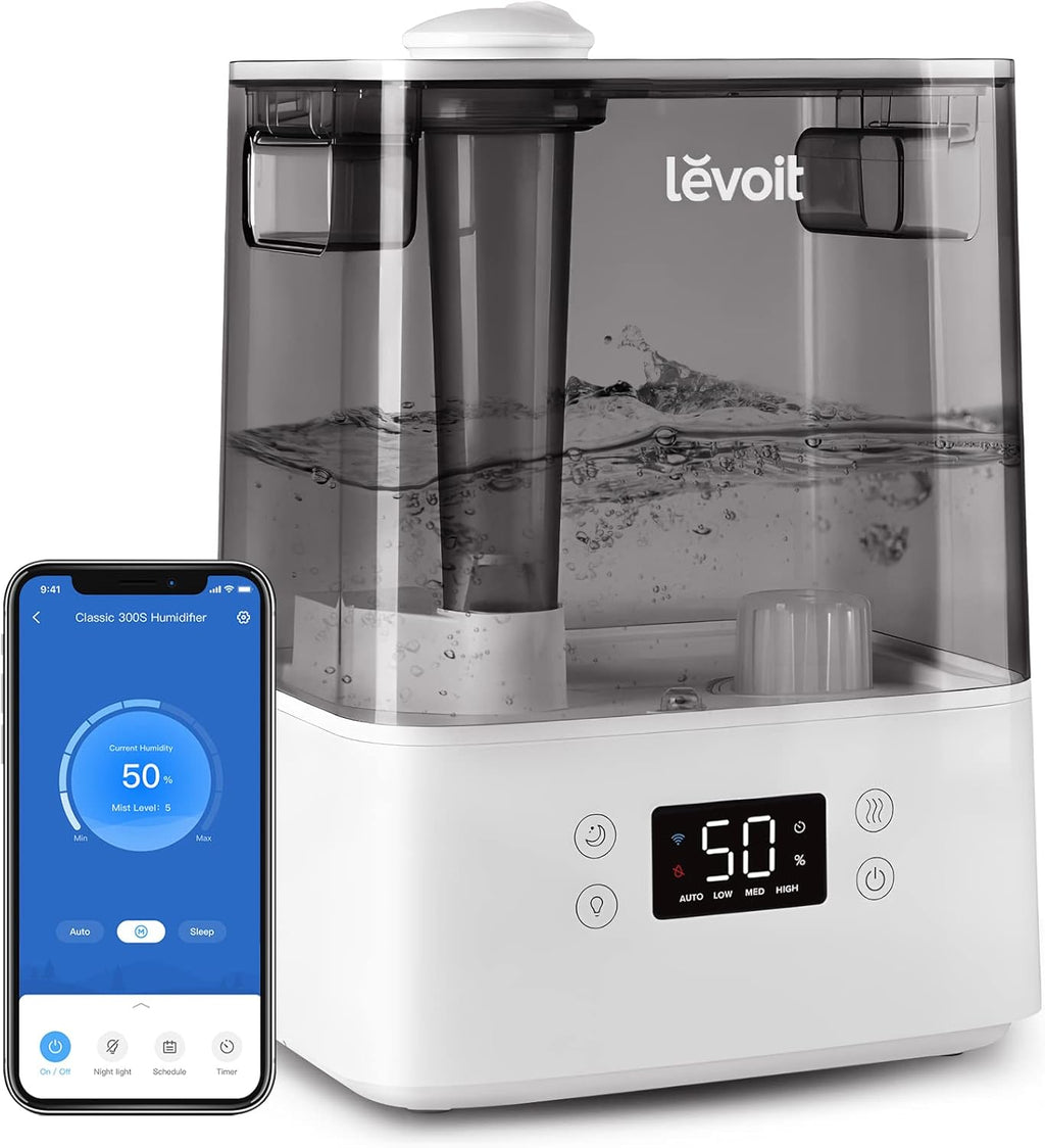 Gray 6L Ultrasonic Cool Mist Humidifier L6619