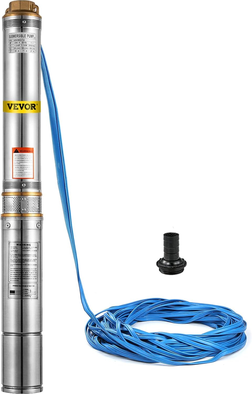 1.5 HP Stainless Steel Submersible Well Pump 24GPM G574847