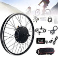 48V 1000W 1500W Electric Bicycle Conversion Kit, Rear Wheel Motor, Smart Controller, Twist Throttle X344448
