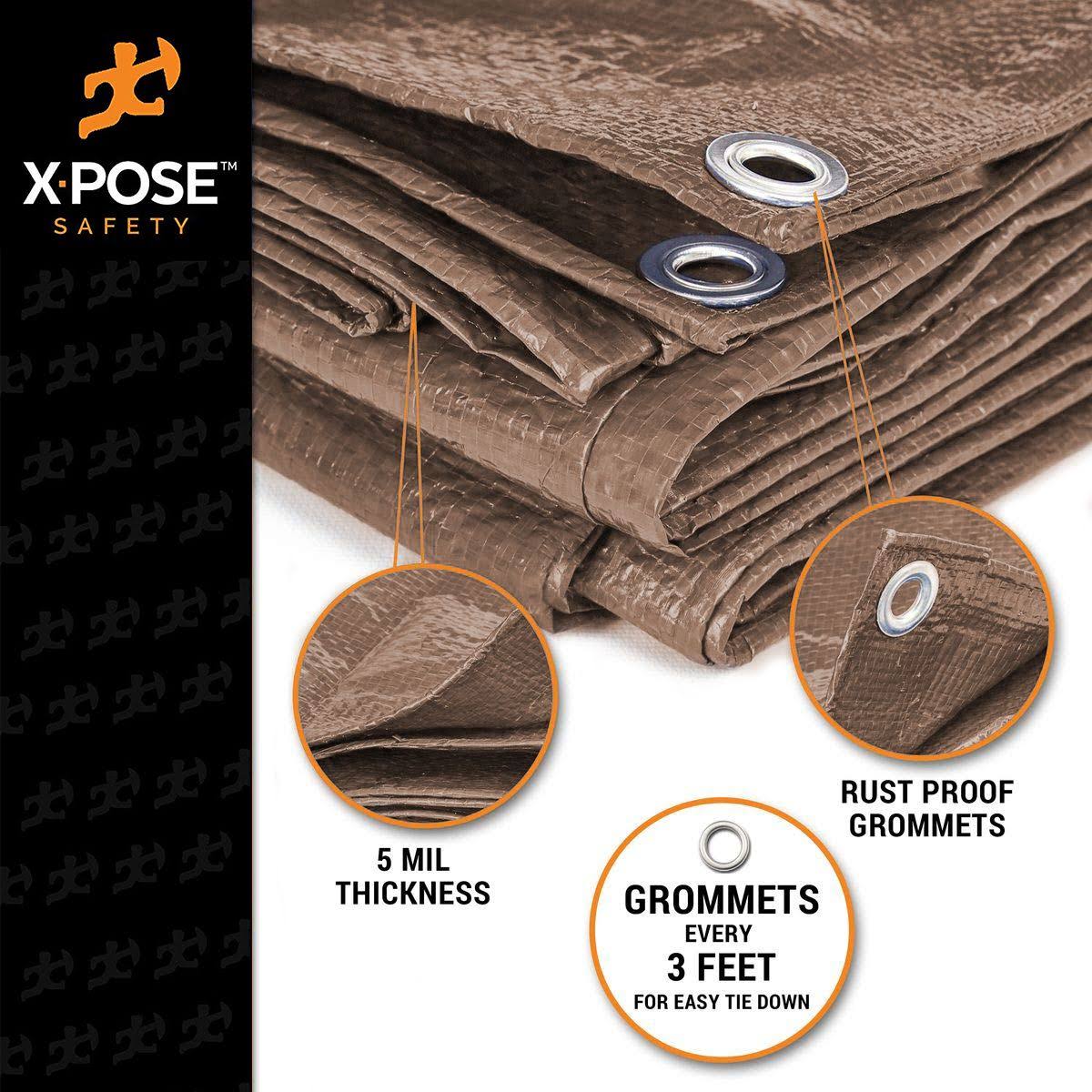 Brown Poly Tarps Case of 12 Y57392