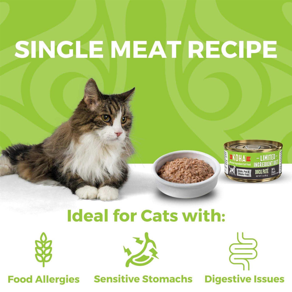 Limited Ingredient Diet Duck Pate Wet Cat Food R752