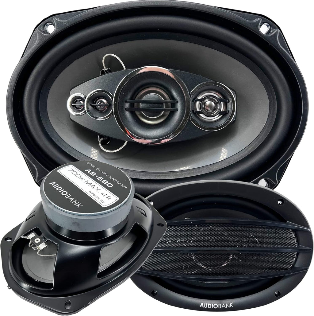 6x9 5-Way Car Audio Coaxial Speakers Pack of 2 Z88330
