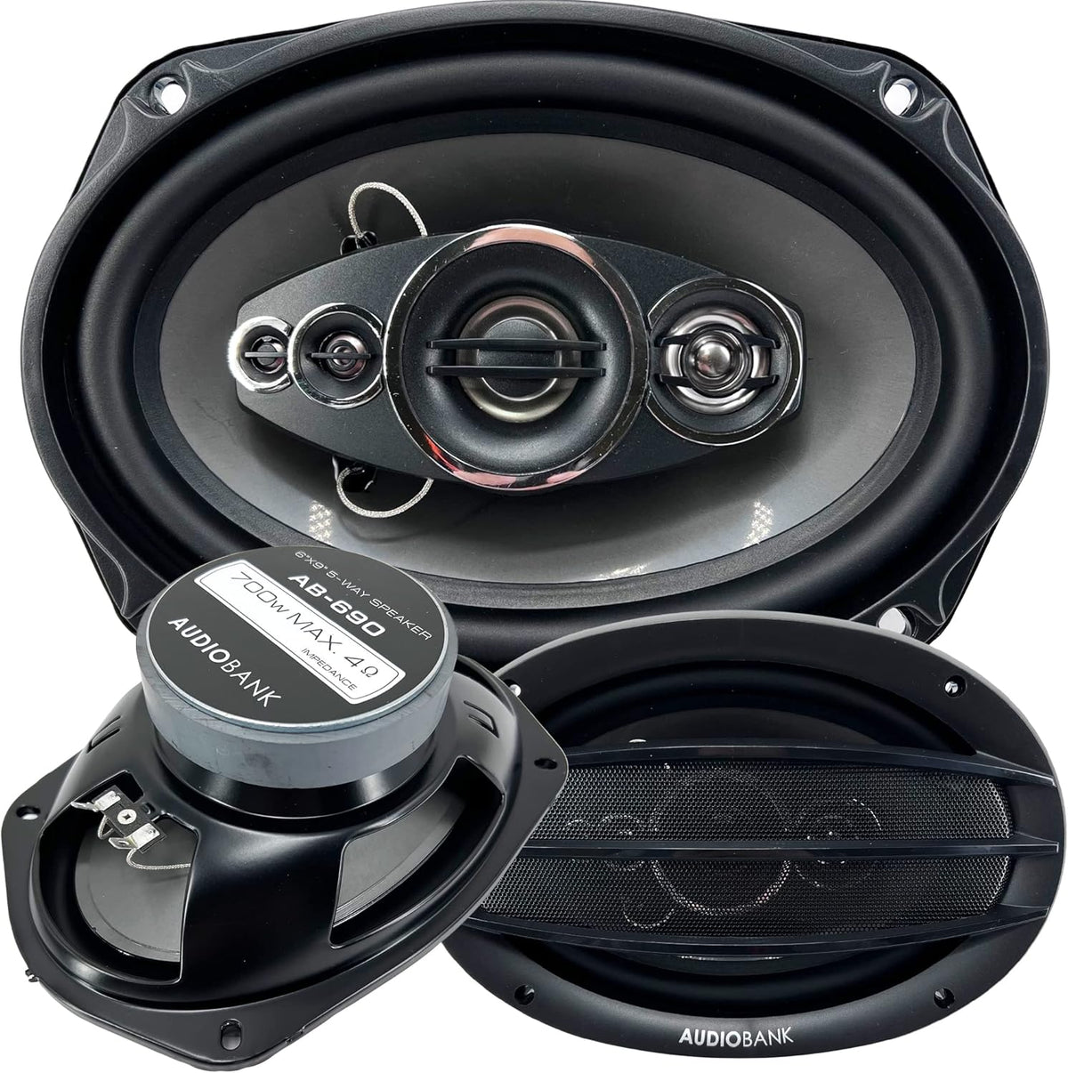 6x9 5-Way Car Audio Coaxial Speakers Pack of 2 Z88330