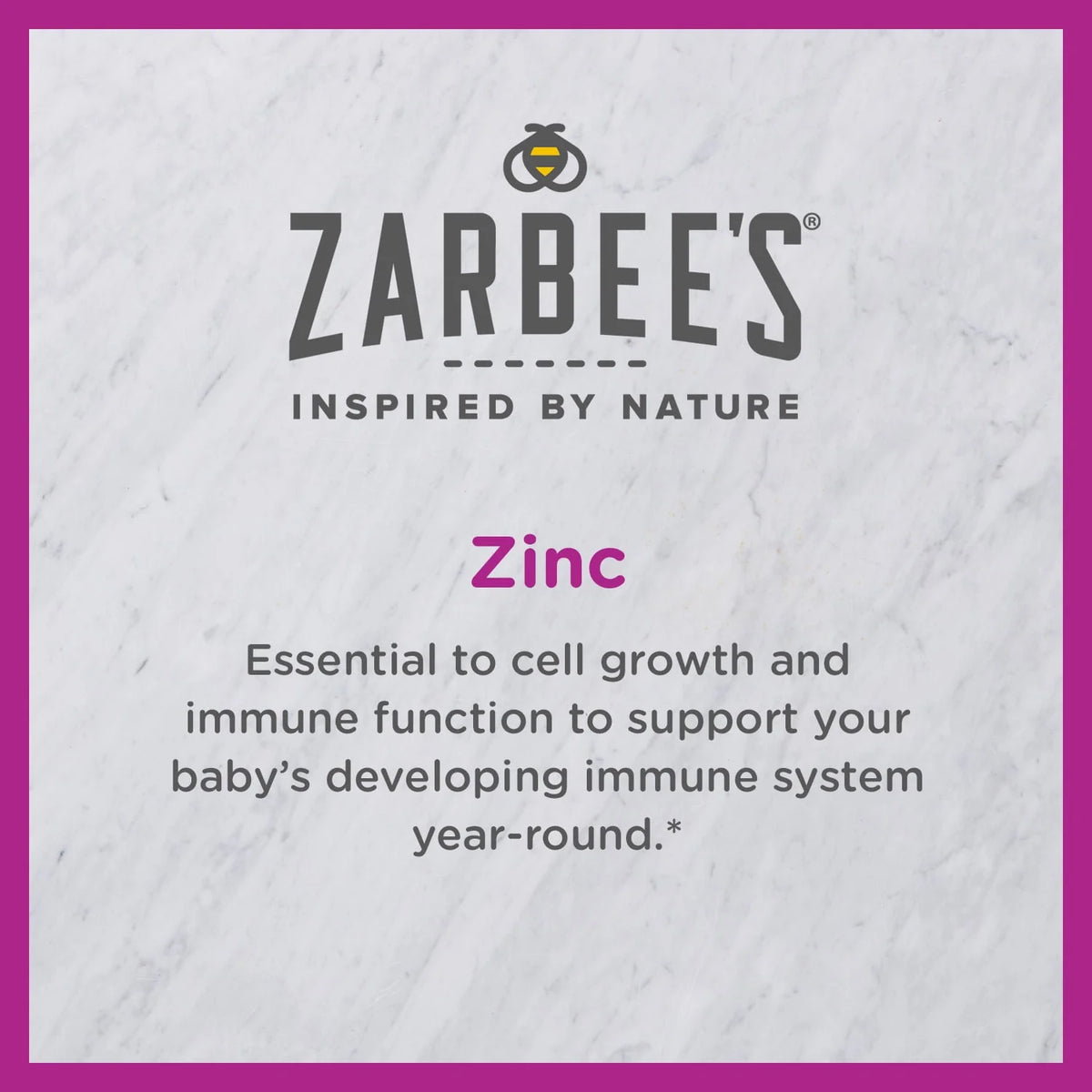 Grape 2oz Baby Immune Support with Zinc N380