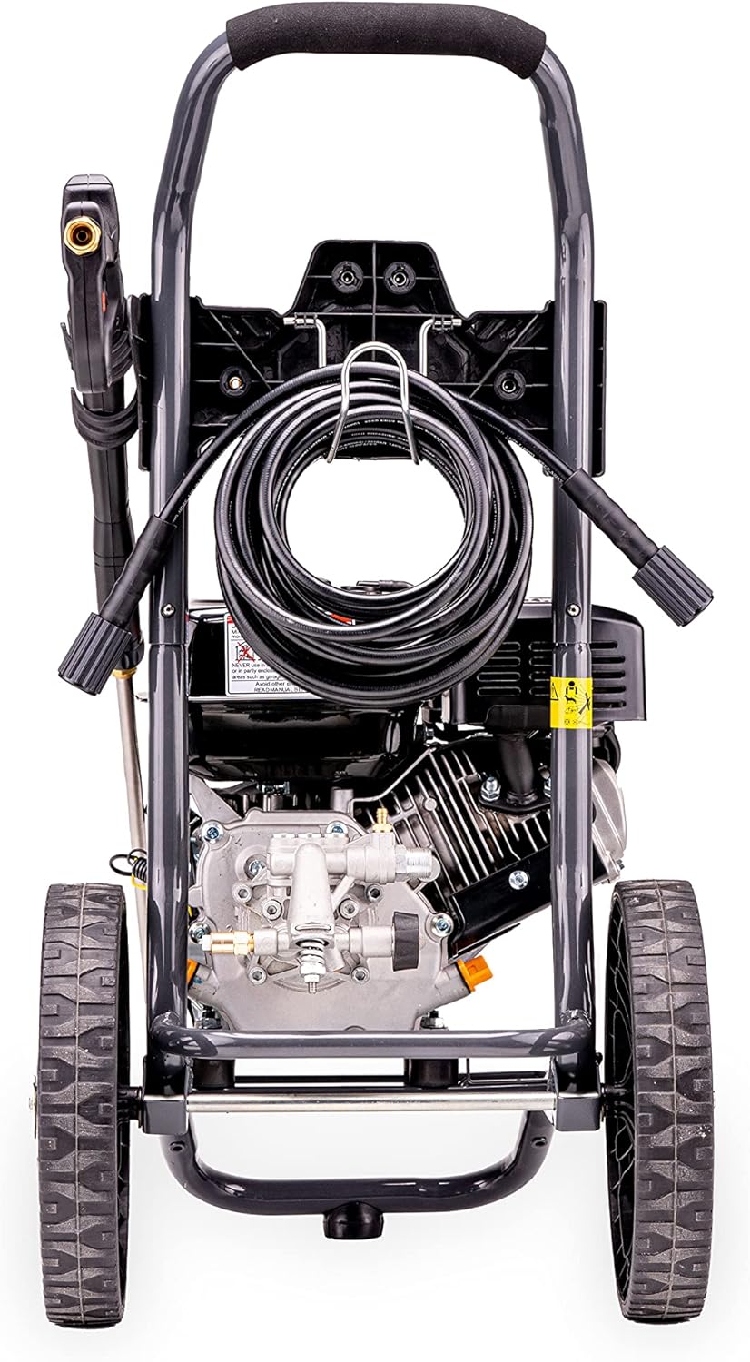Gas Powered Pressure Washer 2700 PSI 2.3 GPM 7HP with 3 Nozzle Attachments X582