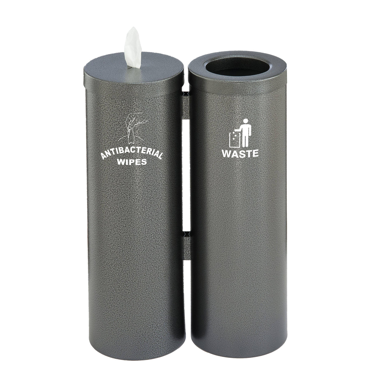Antibacterial Wipe Dispenser and Garbage Can P9114