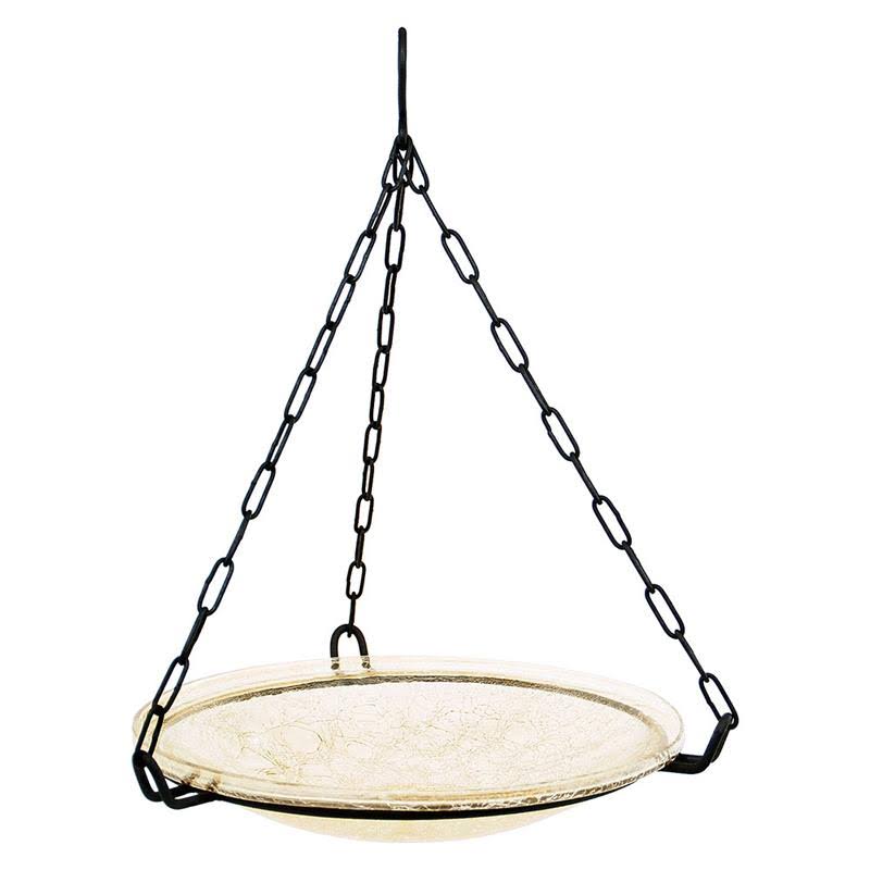 Hanging Glass Birdbath V317871