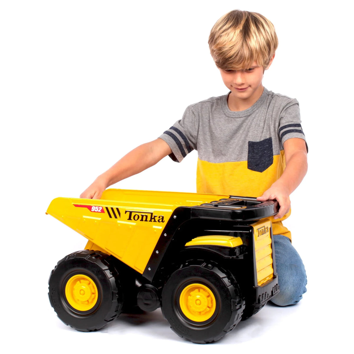 Yellow Steel Dump Truck K533