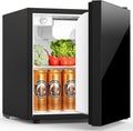 Compact Refrigerator 1.62 Cu Ft Mini Refrigerator with Freezer Single Door Black H493354