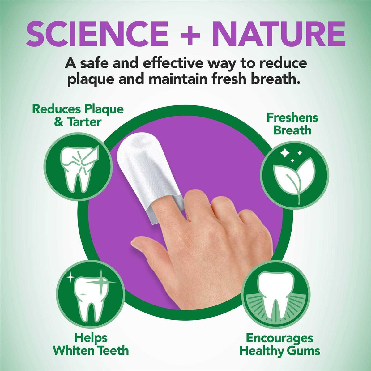 Dental Care Finger Wipes for Dogs & Cats S701618