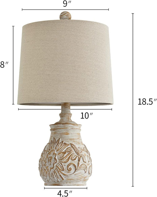 18.5'' Farmhouse Vintage Table Lamps W492