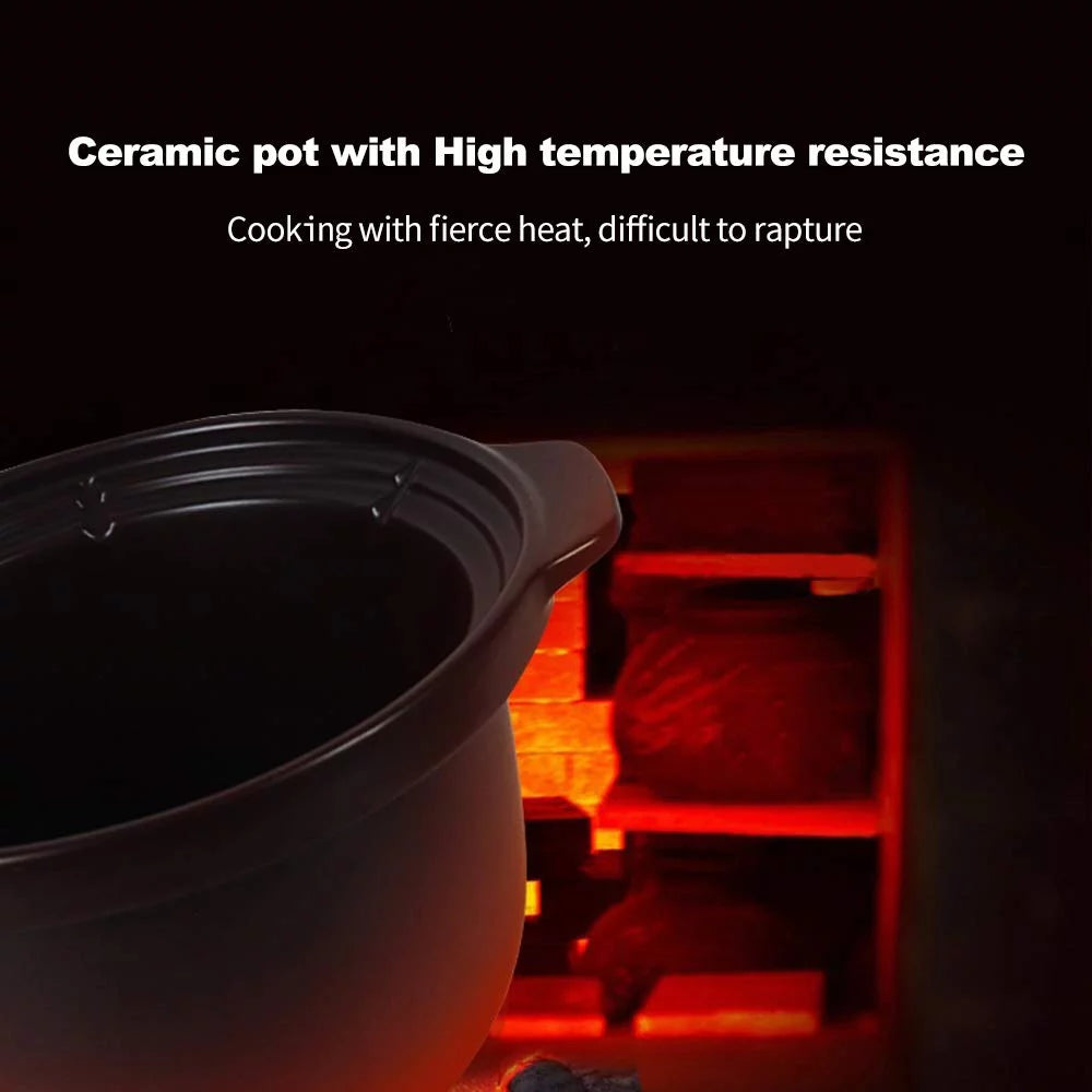 Electric Stew Pot 4L Slow Cooker Ceramic Inner Pot 120V 600W B53063