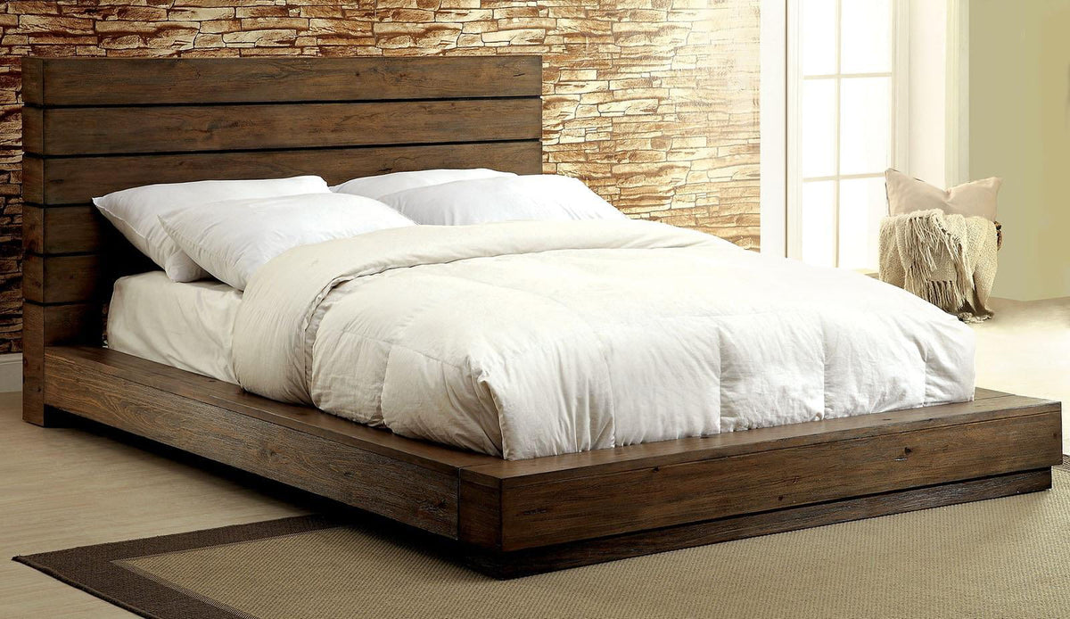 Solid Wood King Bedroom Set 5pcs P701895