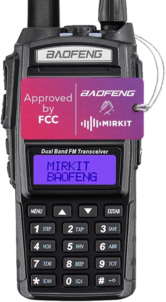 2X Ham Radios with 8 Watt Max Power 2800 mAh Li-ion Battery Pack Q144
