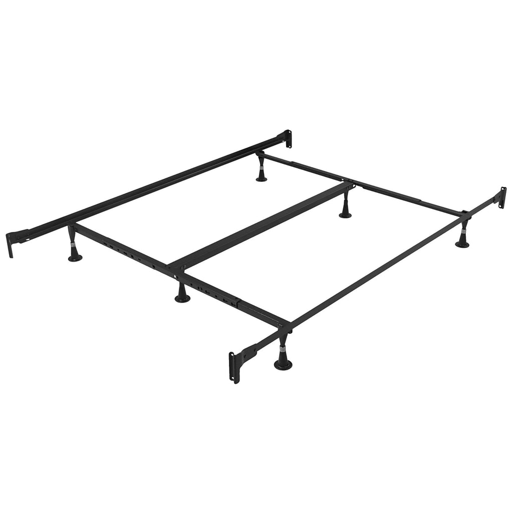 Medium Firm Innerspring PillowTop Mattress Set with Bed Frame Full V99105