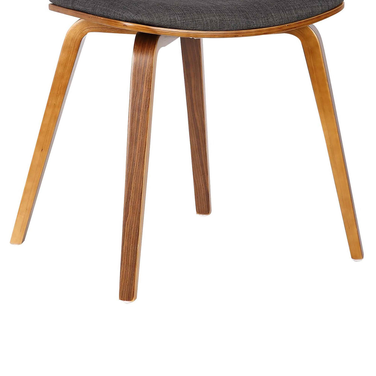 Charcoal/Walnut Mid-Century Dining Chair D8845