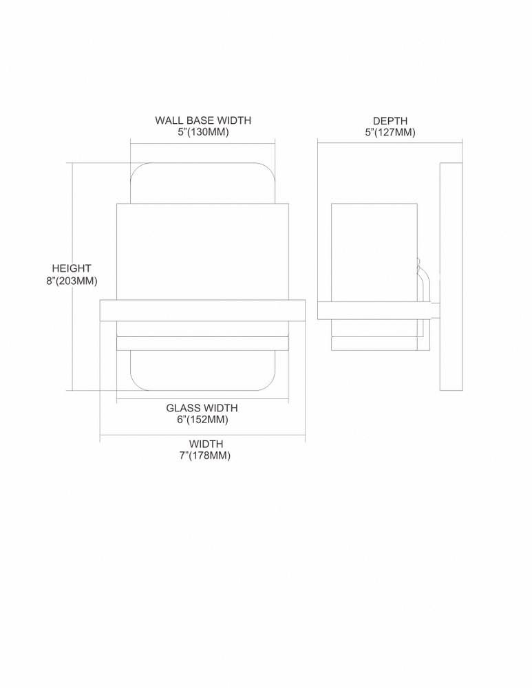 Polished Chrome 1 Light Bath X629