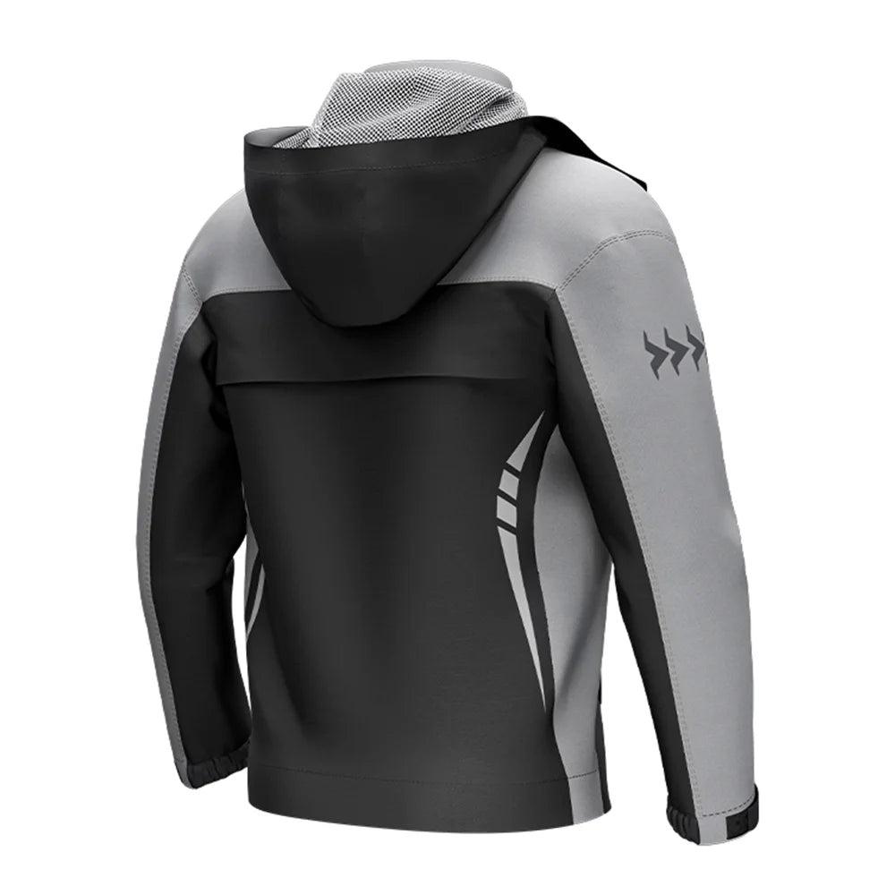 Waterproof Motorcycle Rain Suit Jacket and Pants with Storage Bag O775