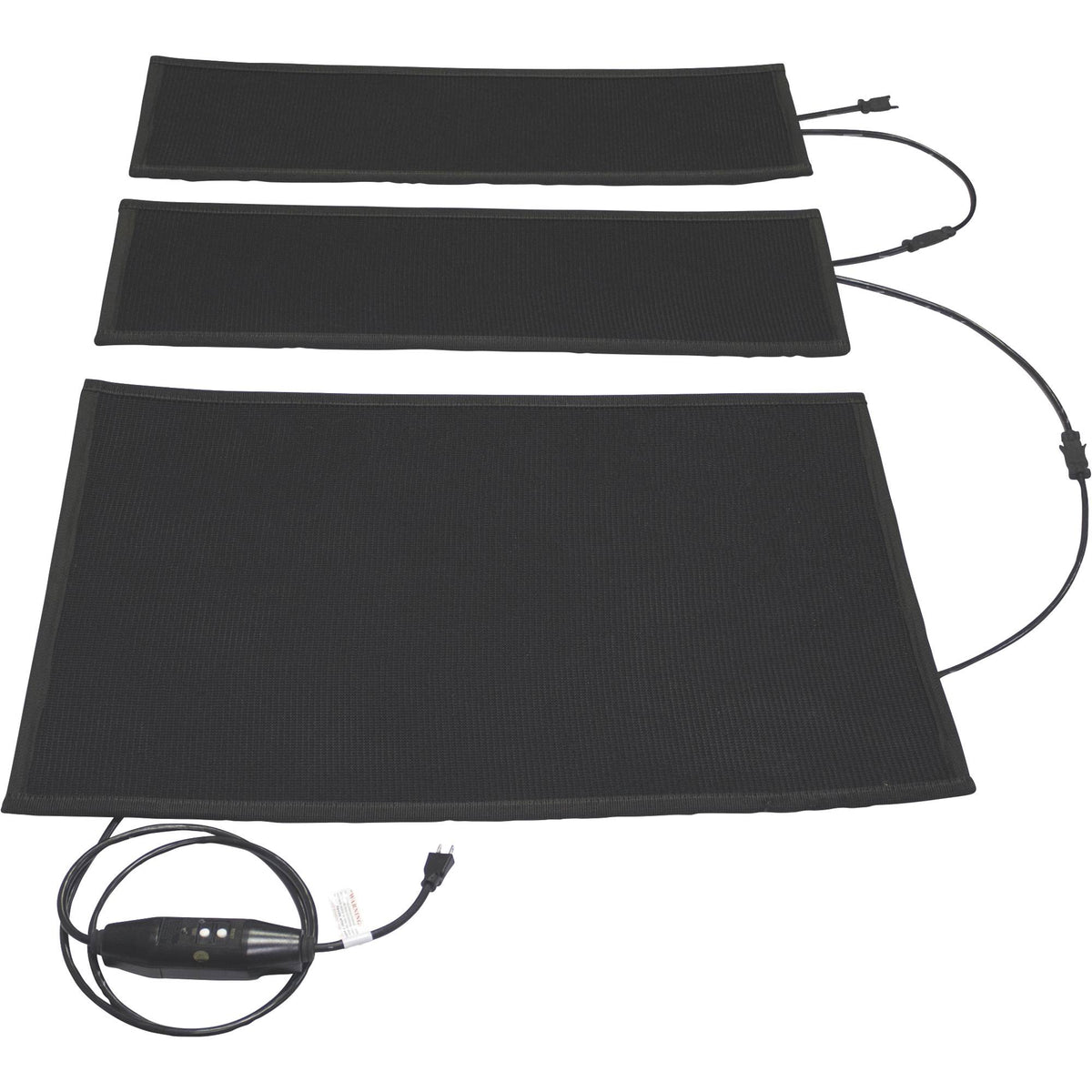 Heated Snow Melting Stair Mat 11x22 W x 3 ft L Connectable Q898997