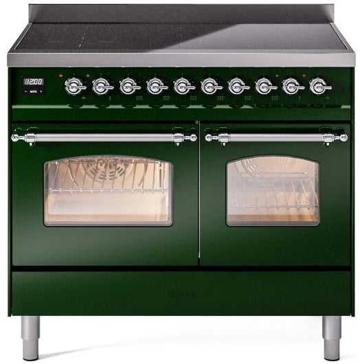 40 Induction Range with Electric Oven in Emerald Green Q8851