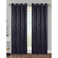 Black 54x84 Inches Grommet Window Panel R69900